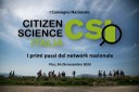 Primo convegno di Citizen Science Italia