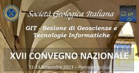 XVII CONVEGNO NAZIONALE della Sezione GIT – Sezione di Geoscienze e Tecnologie Informatiche della Società Geologica Italiana